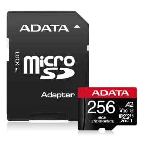   ADATA Memóriakártya MicroSDXC 256GB + Adapter ENDURANCE UHS-I A2 V30 (100/85)