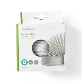   Nedis DRHO100BWT15 PVC levegőkivezető tömlő, 100 mm | 1,50 m | Alkalmas: Légkondicionálókhoz / Szárítógépekhez