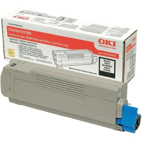 OKI Toner C5600/5700 fekete 6000/oldal