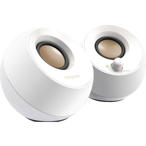 Creative Pebble 2.0 USB Desktop Speakers White