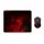 Redragon M601WL-BA Wireless Gaming Mouse and Mouse Pad Combo Black/Red