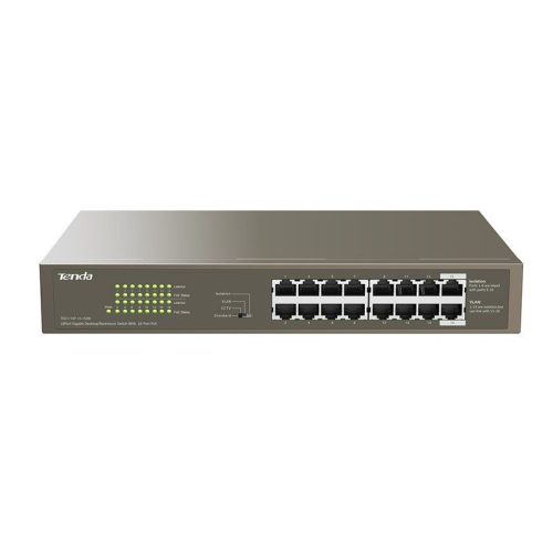 Tenda TEG1116P-16-150W1000M&PoE 16-Port Gigabit Ethernet Switch with 16-Port PoE