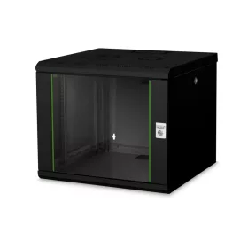   Digitus DN-19 09U-6/6-SW Falra szerelhető Rackszekrény Black