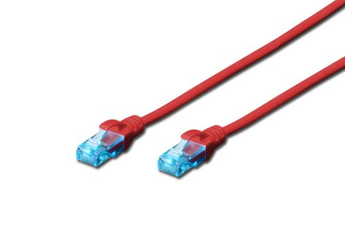 Digitus CAT5e U-UTP Patch Cable 0,5m Red