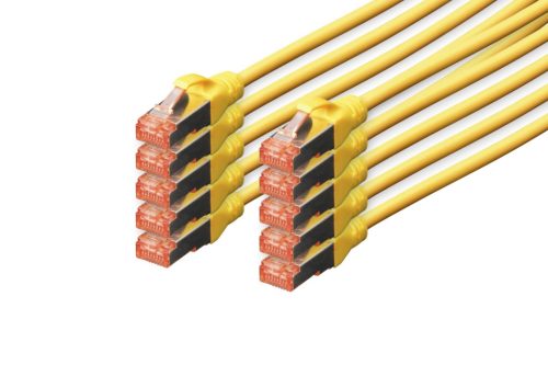 Digitus CAT6 S-FTP Patch Cable 0,25m Yellow (10db)