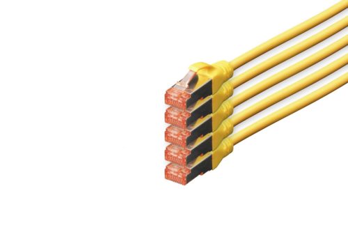 Digitus CAT6 S-FTP Patch Cable 10m Yellow (5db)