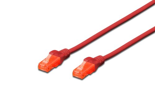 Digitus CAT6 U-UTP Patch Cable 0,25m Red