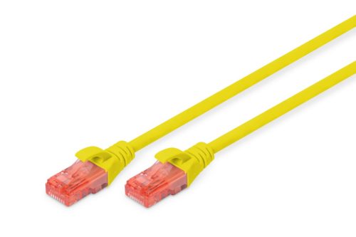 Digitus CAT6 U-UTP Patch Cable 0,25m Yellow