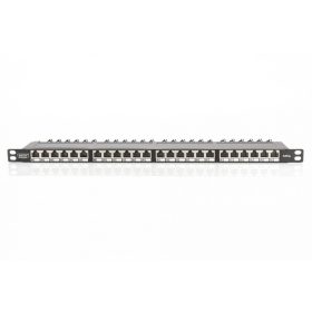 Digitus 24-port Patch Panel 0,5U Black