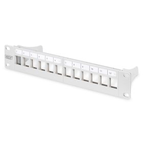 Digitus 12-port Patch Panel 1U Grey