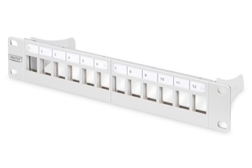 Digitus 12-port Patch Panel 1U Grey