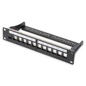 Digitus 12-port Patch Panel 1U Black