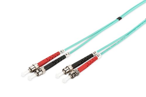 Digitus DK-2511-01/3 száloptikás kábel 1 M ST I-VH OM3 Blue