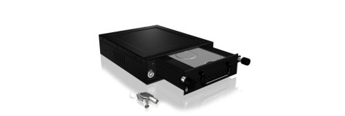 Raidsonic IcyBox IB-148SSK-B 5,25" Mobile Rack for 3,5" & 2,5" SATA/SAS HDD and SSD