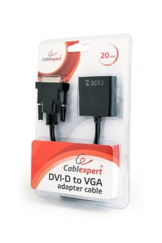 Gembird AB-DVID-VGAF-01 DVI-D to VGA adapter cable blister Black