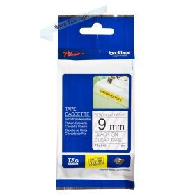   Brother TZE-S121 laminált P-touch szalag (9mm) Black on Clear - 8m