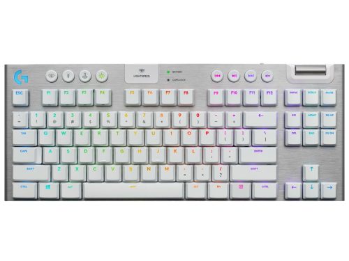 Logitech G915 TKL Lightspeed Wireless RGB GL Tactile Mechanical Gaming Keyboard White US