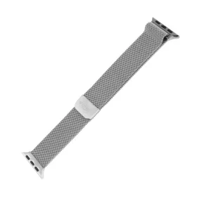   FIXED szíj rozsdamentes hálóval Apple Watch 42/44mm órához, ezüst