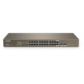   Tenda TEG1024F 24-Port Gigabit Unmanaged Switch with 2 SFP Slots