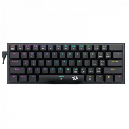 Redragon Anivia, wired mechanical keyboard,RGB, brown switch Black HU