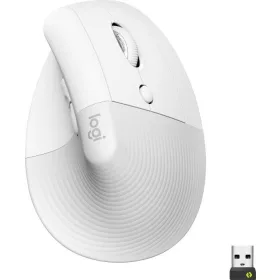   Logitech Lift for Business Vertical Ergonomic Bluetooth Mouse Pale Grey