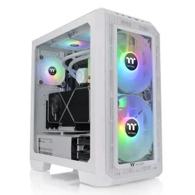   Thermaltake View 300 MX Snow Mid Tower Chassis ARGB Tempered Glass White