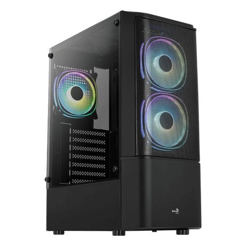 Aerocool Quantum Mesh Tempred Glass Black