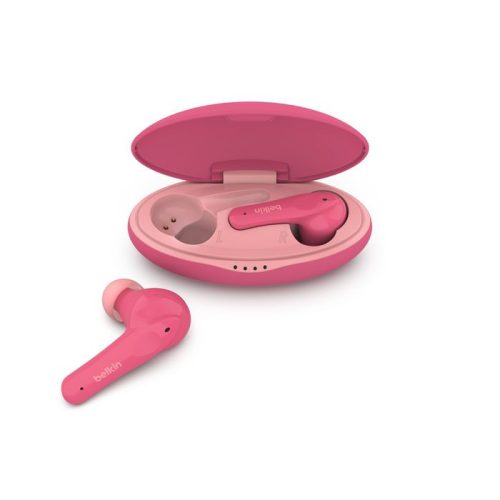 Belkin SoundForm Nano​ True Bluetooth HeadsetEarbuds for Kids Pink