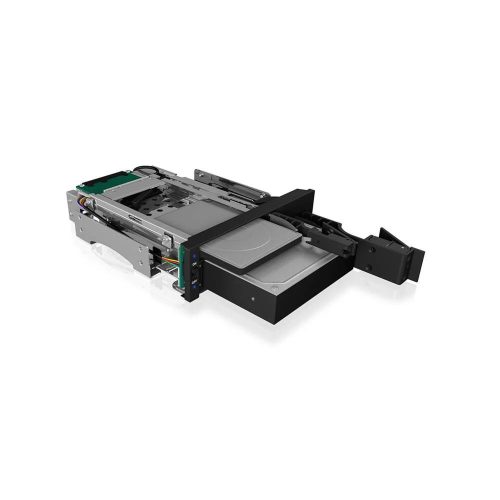 Raidsonic IcyBox IB-173SSK 5,25" Mobile Rack for 3,5" & 2,5" SATA/SAS HDD