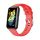 FIXED Silicone Strap for Huawei Band 7, red