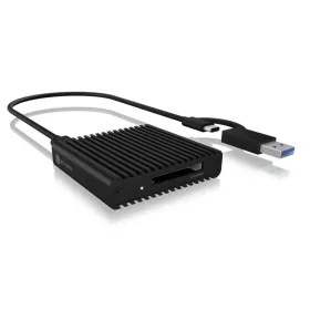   Raidsonic IcyBox IB-CR404-C31 CFexpress card reader with USB 3.2 (Gen 2) Type-C and Type-A interface