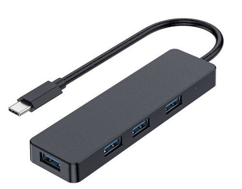 Gembird 4-portos USB3.1 HUB Black