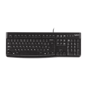 Logitech K120 USB billentyűzet Black UK