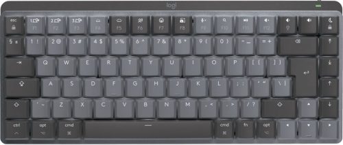 Logitech MX Mechanical Mini for Mac Tactile Quiet Mechanical Wireless Keyboard Space Grey US