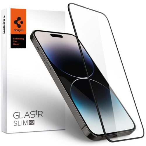 Spigen tR Slim HD 1 Pack, FC black - iPhone 14 Pro