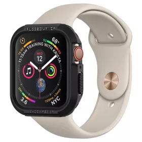   Spigen Rugged Armor, black - Apple Watch 8/7 (45mm)/SE 2022/6/SE/5/4 (44mm)