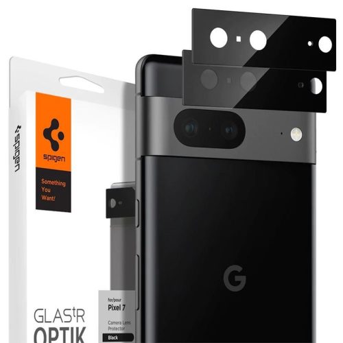 Spigen Glass Optik 2 Pack, black - Google Pixel 7