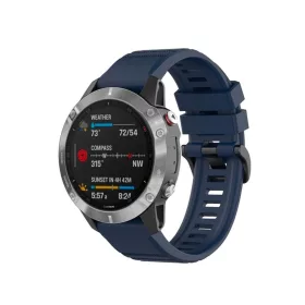   FIXED szilikon szíj Garmin QuickFit okosórához, 22mm, kék