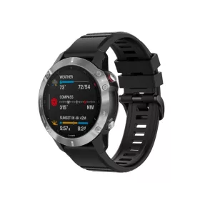   FIXED Szilikon szíj Garmin QuickFit okosórához 26mm, fekete