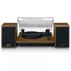 Lenco LS-100WD Lemezlejátszó hangszóróval Wood