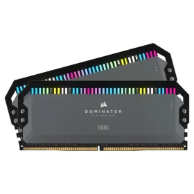   Corsair 64GB DDR5 6000MHz Kit(2x32GB) Dominator Platinum RGB Grey