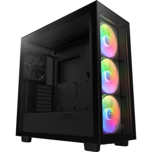 NZXT H7 Elite Tempered Glass RGB Matte Black