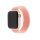 FIXED Elastic Nylon Strap for Apple Watch 42/44/45mm, size L, pink