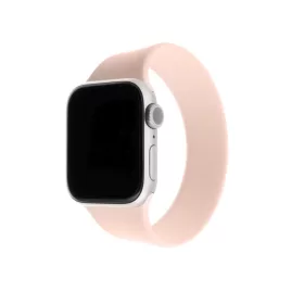   FIXED Elastic Silicone Strap for Apple Watch 42/44/45mm, size S, pink