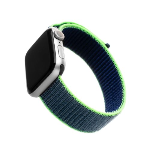 FIXED Nylon Strap for Apple Watch 38/40/41 mm, neon blue