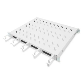   Digitus 1U fixed shelf for 600mm depth cabinets incl. cable management Grey
