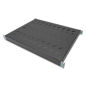   Digitus 1U fixed shelf for 600mm depth racks 44x482x350mm adjust. 350-550mm Depth Black