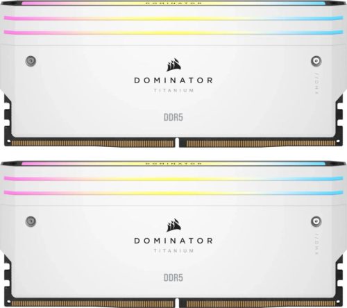 Corsair 32GB DDR5 6000MHz Kit(2x16GB) Dominator Titanium RGB White