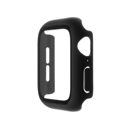 FIXED Pure+ védőtok edzett üveggel Apple Watch 40 mm-hez, fekete