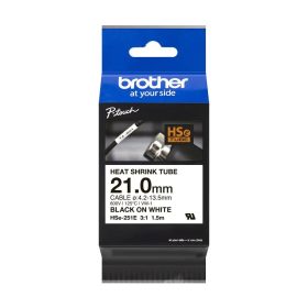   Brother HSe-251 Laminált P-Touch szalag (21mm) Black on White-1,5m